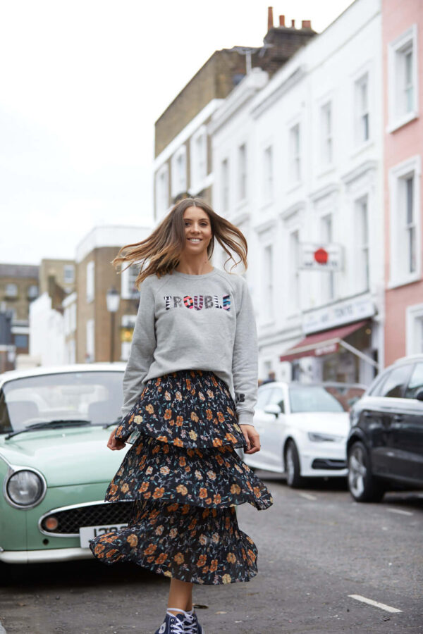 Uzma Bozai Jumper & Skirt