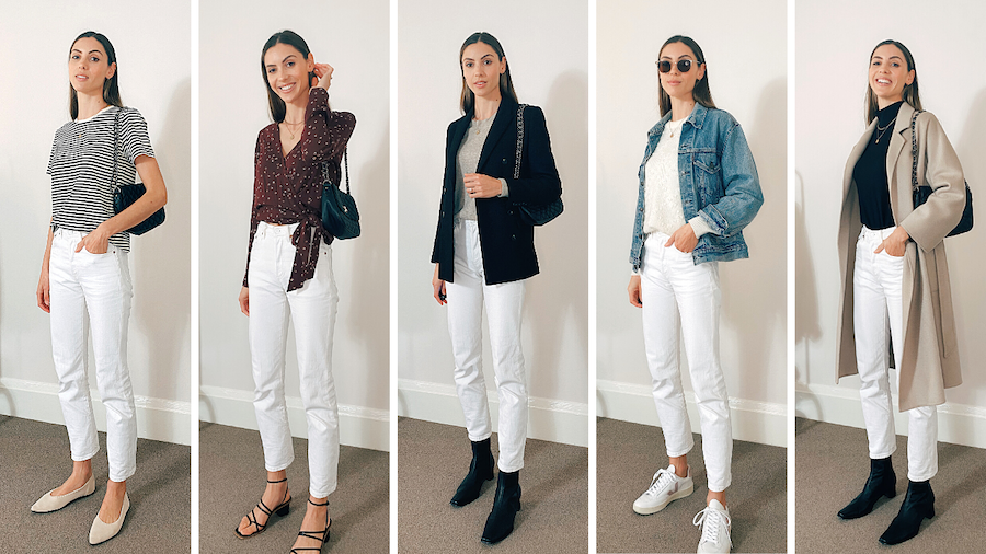 8 Ways to Style White Jeans (Wearable White Jean Outfits)